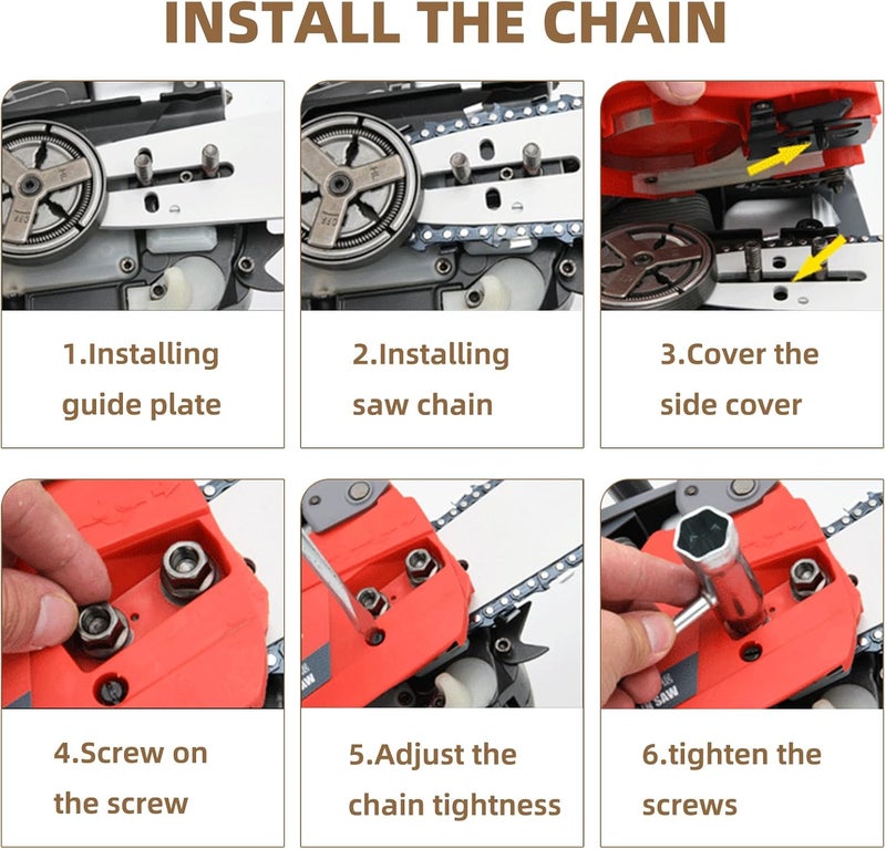 Fifchall 2 Pack 18 Inch Chainsaw Chain .325" Pitch .050'' Gauge 72 E Drive Links, 18-Inch Replacement Chains Fits Husqvarna 440 445, Echo Craftsman and more - Image 3